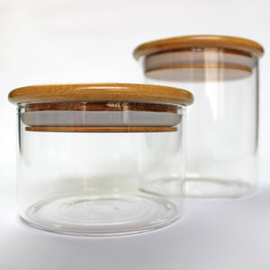 BOROSILICATE GLASS CANISTERS (SMALL / LARGE)